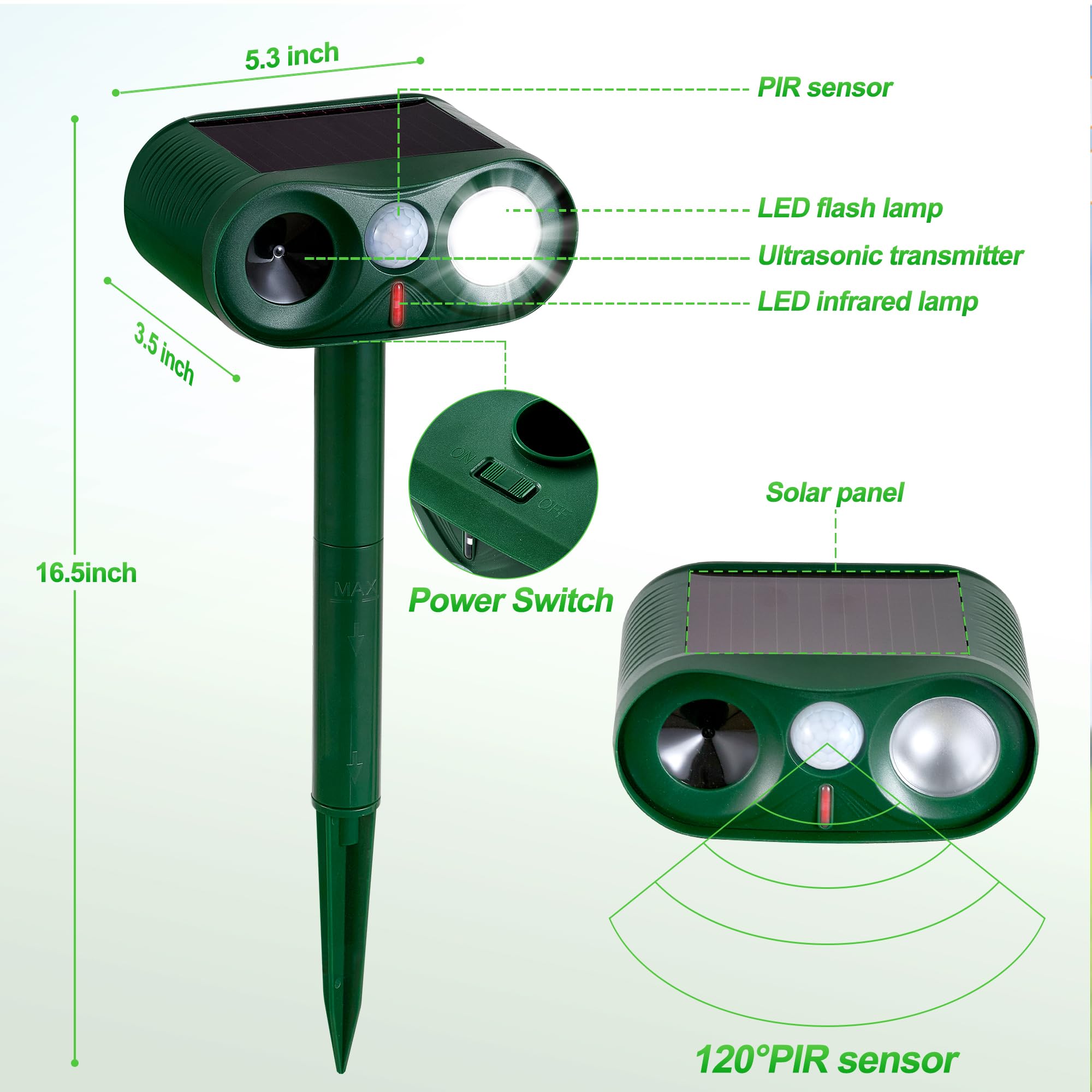 TFKK solar panel close-up highlighting energy efficient charging for year round outdoor use