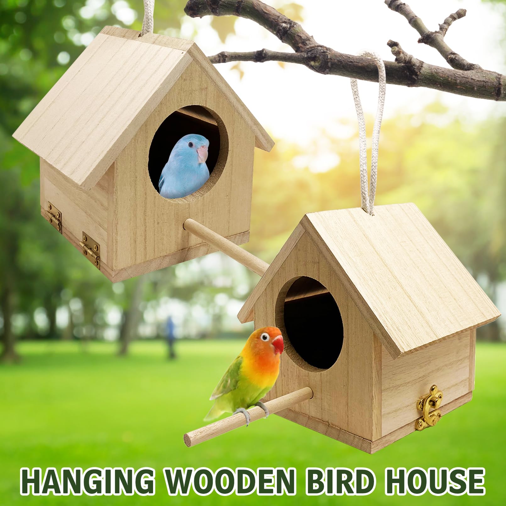 Tfwadmx outdoor nest box blends with garden scenery