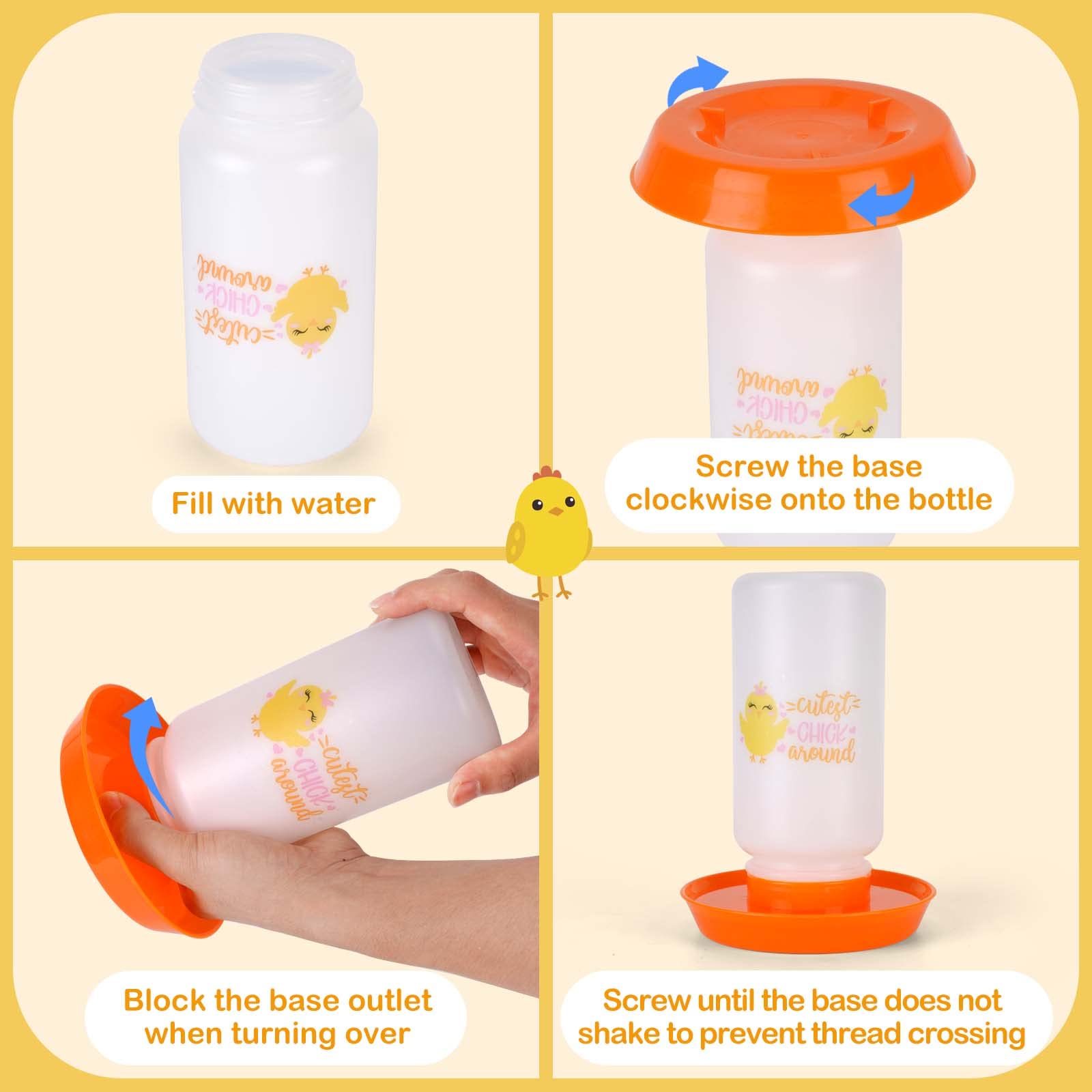 TGEYD BPA-free plastic kit supports a healthy brood in the coop.