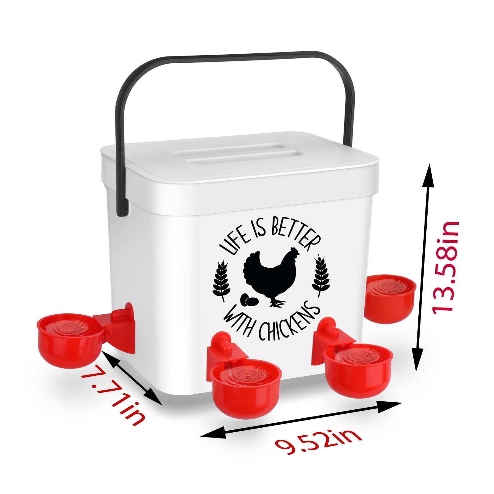 Tgeyd dual-mode switching enables easy water access for poultry.