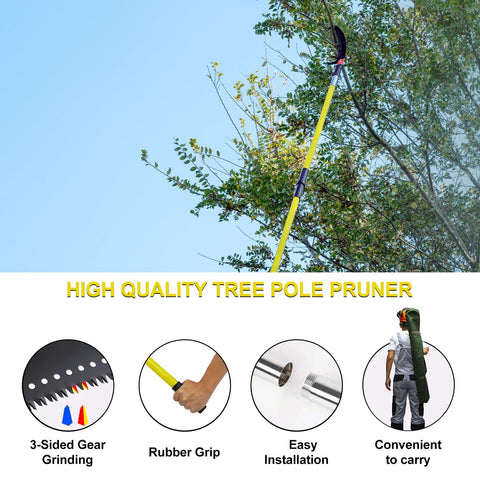 TGrasol threaded pole connection enables quick, tool-free assembly.
