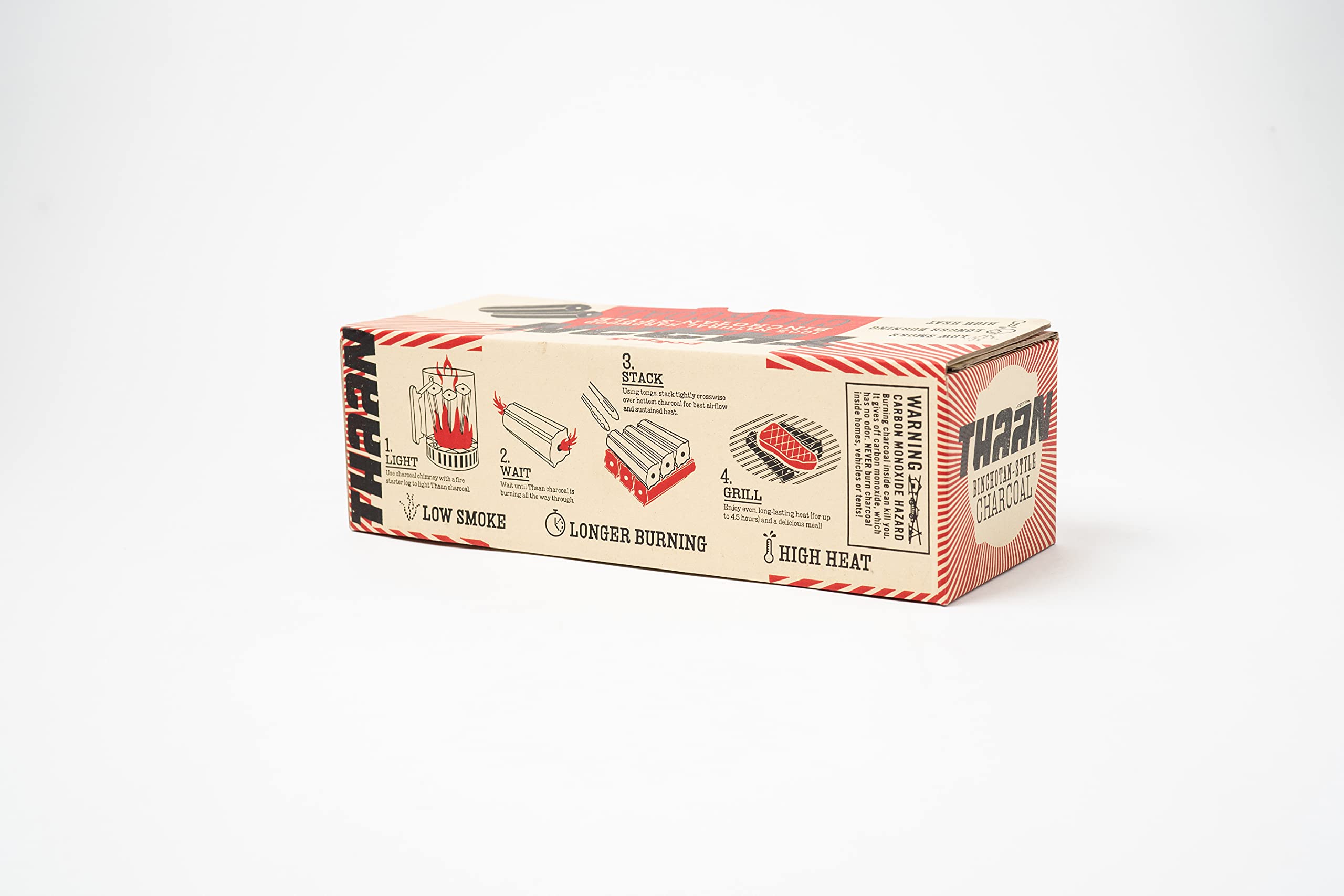 Thaan Charcoal reusable extinguish feature supports multiple grilling sessions.