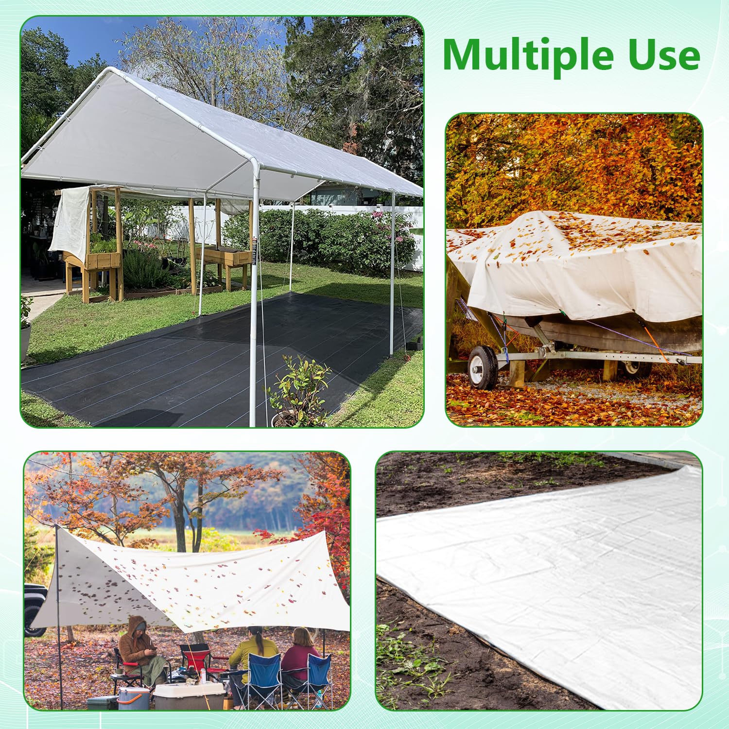Thanaddo carport cover multi-use shelter for camping, picnics, and emergencies.