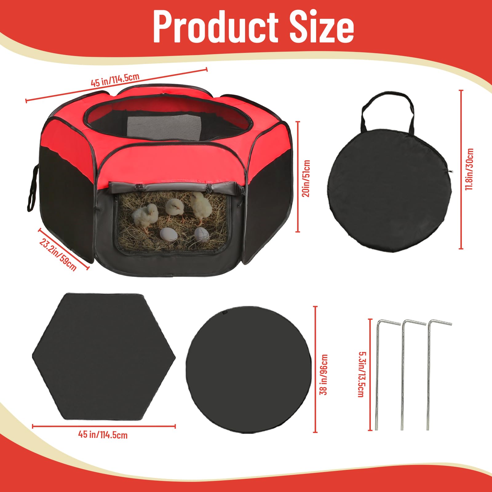 TharroCotte chick brooder pen easy setup saves time.