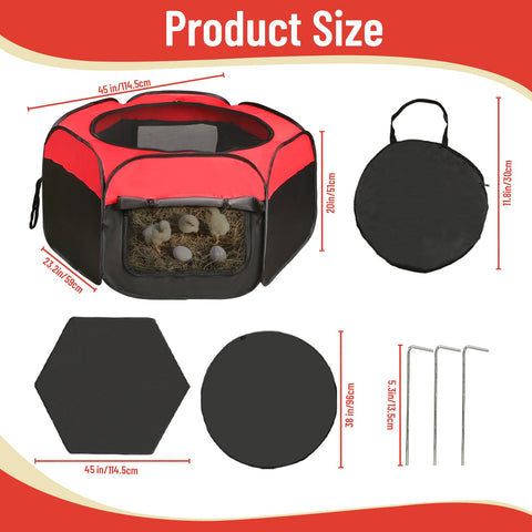 TharroCotte chick brooder pen easy setup saves time.
