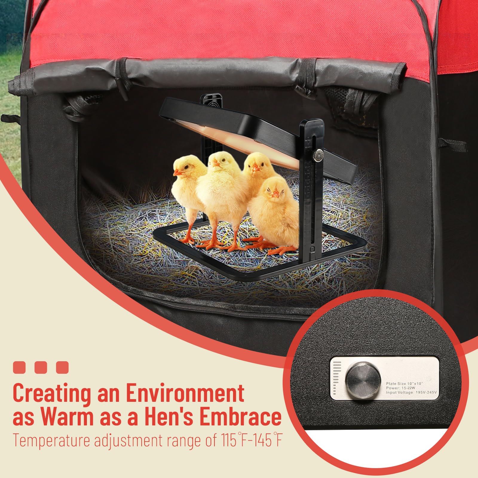 TharroCotte chicken feeder and waterer keeps chicks nourished and hydrated.
