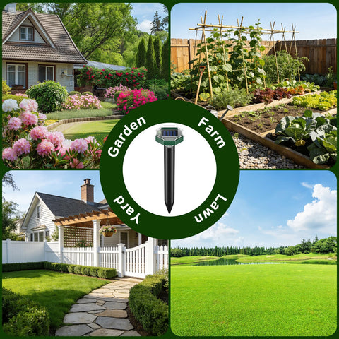 Thcritter 8-pack includes units, stakes and manual for complete protection