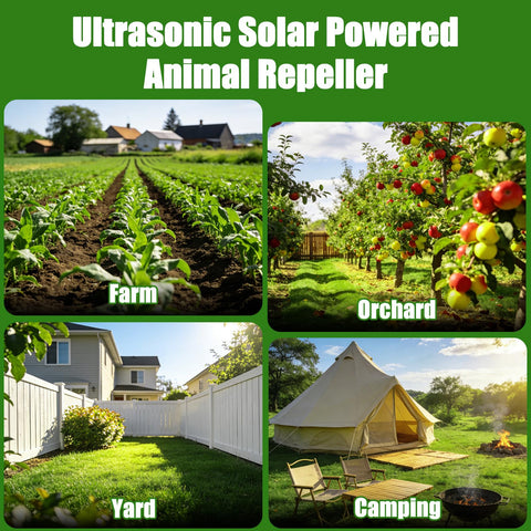 Thcritter versatile installation on fences, walls, or ground for flexible placement.