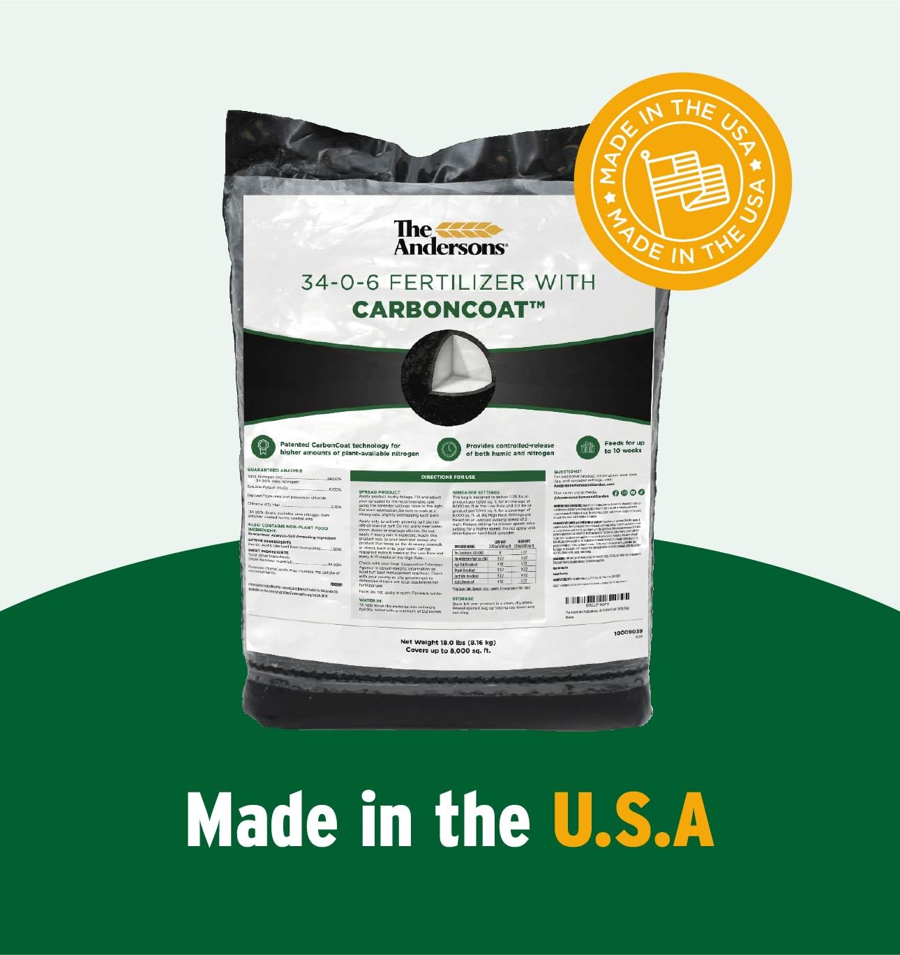 US-made CarbonCoat 34-0-6 bag emphasizes domestic manufacturing quality