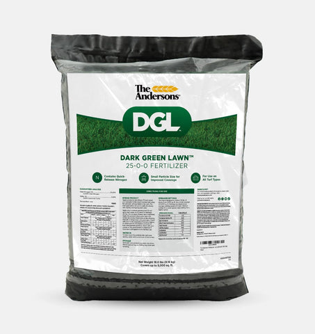 The Andersons DGL fertilizer bag for precise application and lush green lawns.