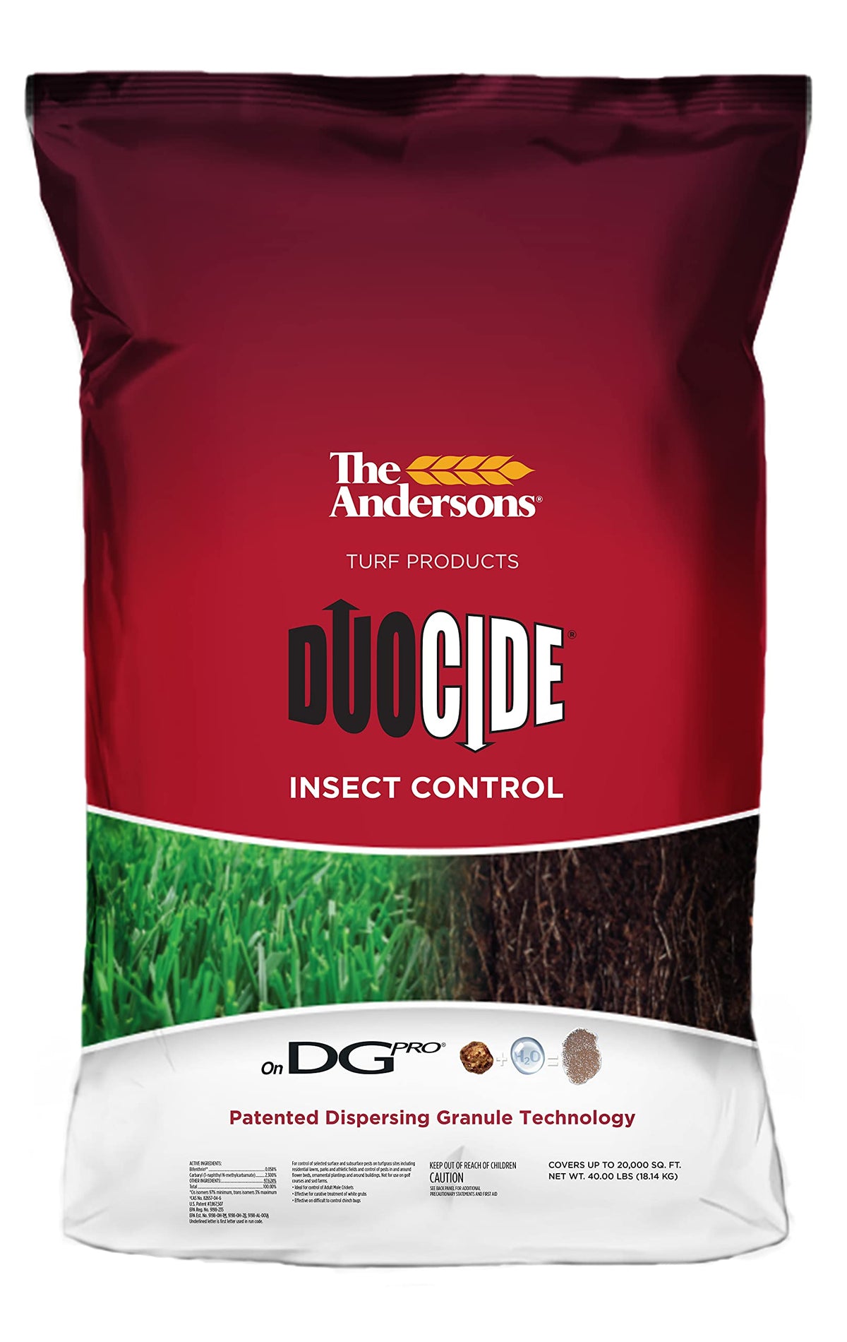 The Andersons DuoCide bottle pour enables easy lawn treatment.