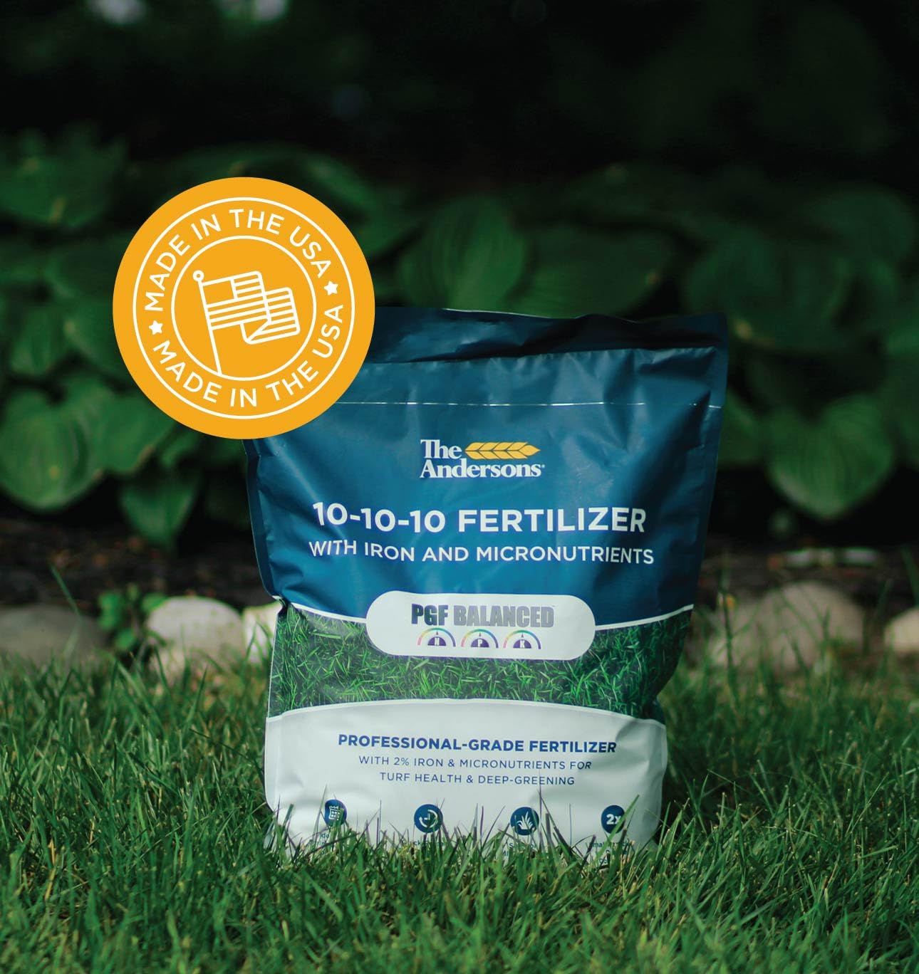 Even coverage for lawns, gardens, and flower beds with The Andersons PGF Balanced.