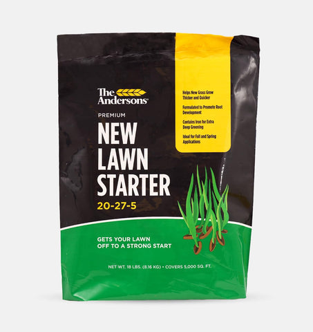 The Andersons Premium New Lawn Starter bag front for establishing new turf