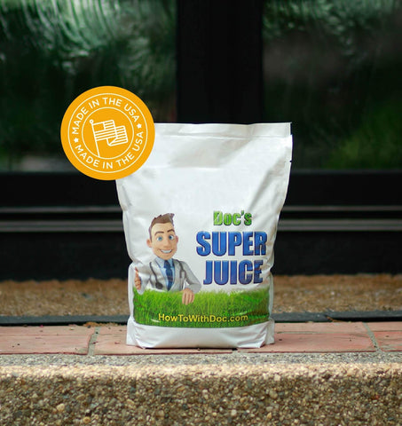 The Andersons Super Juice application spread demonstrates even coverage for lawn care.