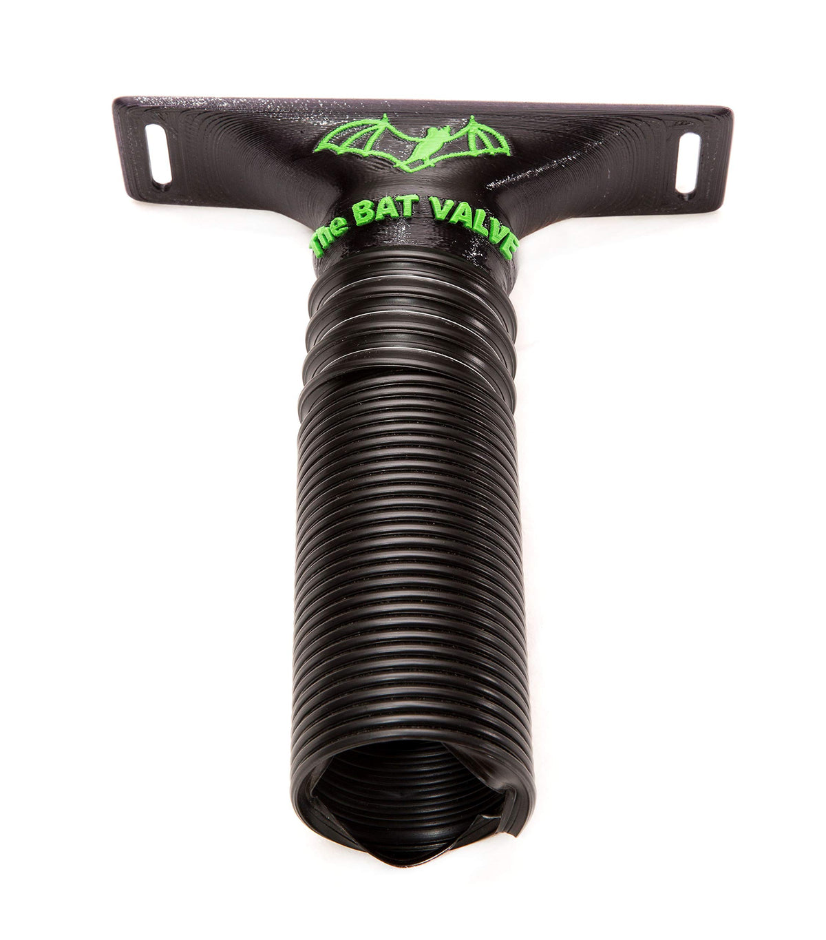 The Bat Valve Device packaging shows USA-made quality for attic bat control.