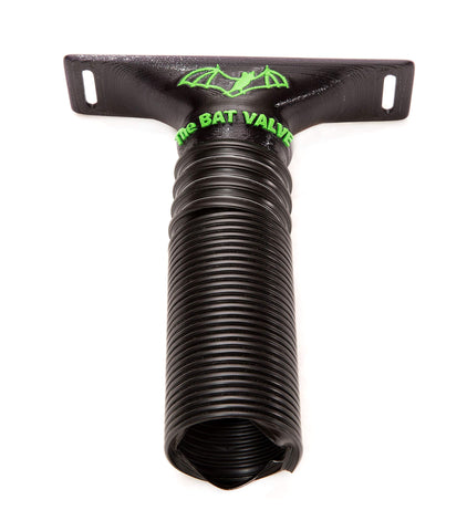 The Bat Valve Device packaging shows USA-made quality for attic bat control.