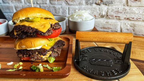 The Burger Smasher gift-ready kit ideal for burger lovers and entertaining