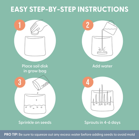 The Cat Ladies soil disks simplify setup, supporting quick germination and strong sprouts