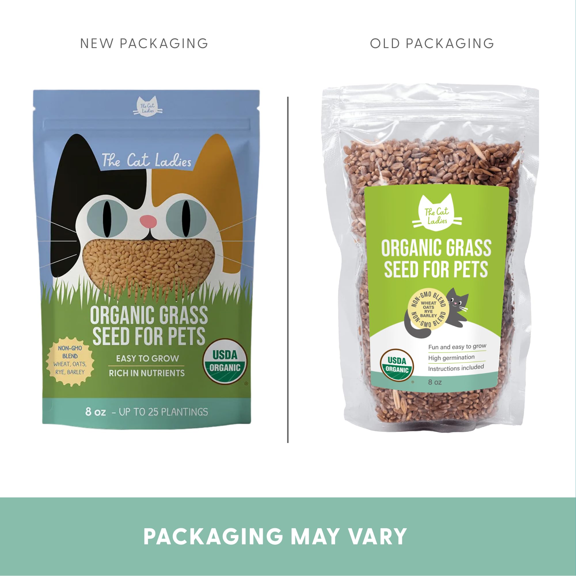 The Cat Ladies grown in the United States with organic non-GMO seeds