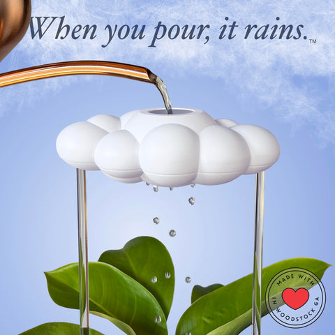 The Cloud Makers Dripping Rain Cloud, proudly USA-made for plant lovers