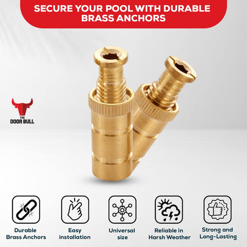 The Door Bull 5-pack includes anchors and bolts for DIY setup.