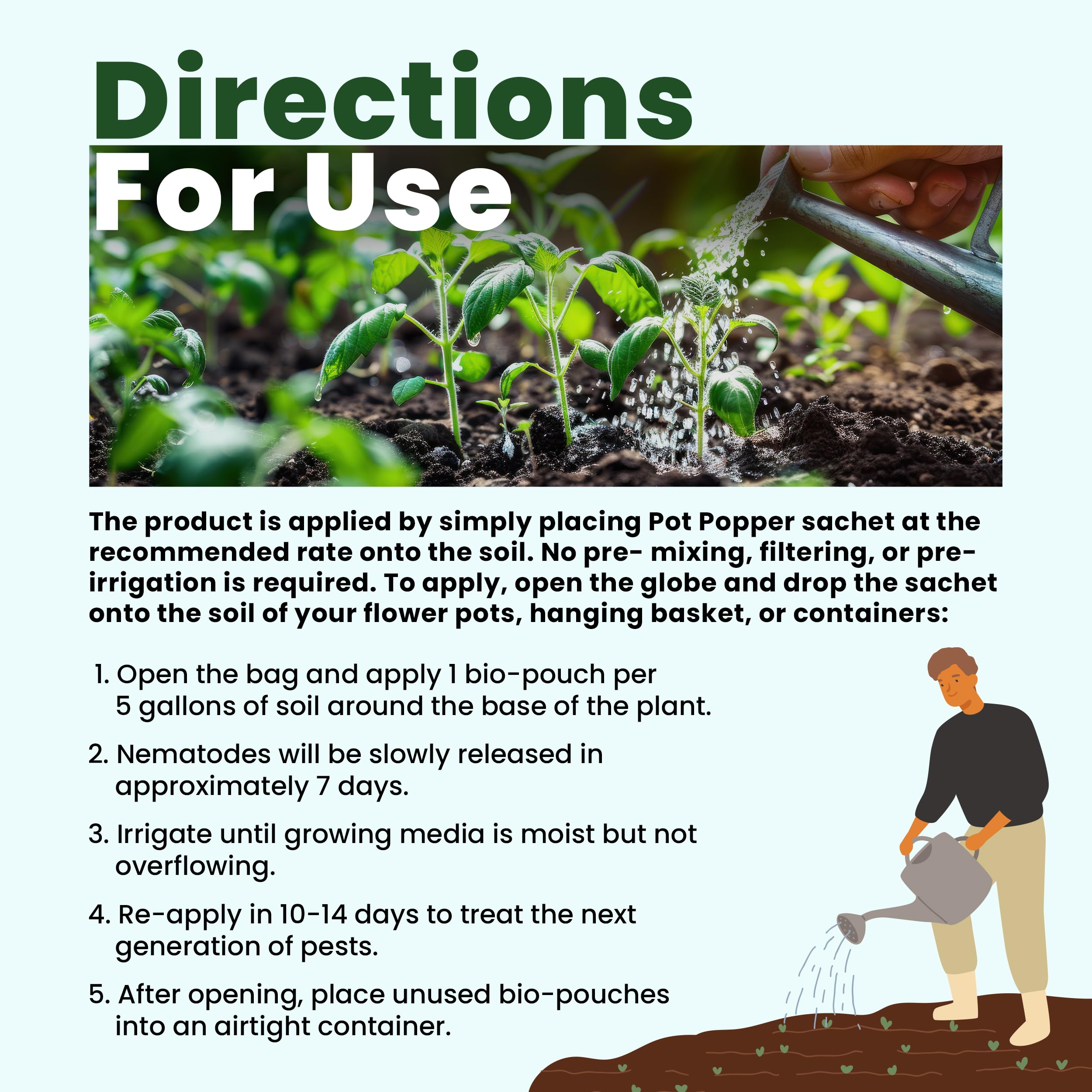 The Environmental Factor Pot Popper in a greenhouse protecting container plants.