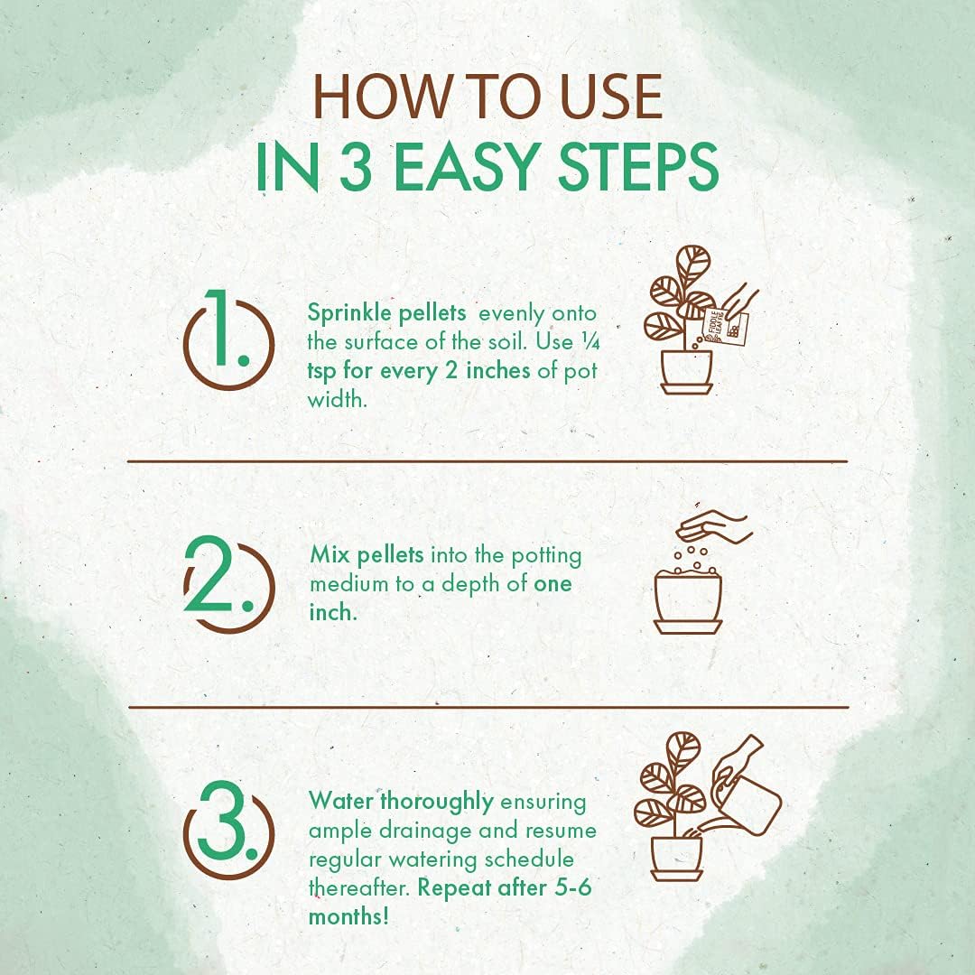 The Grow Co easy-feeding plant pellets simplify care with slow release during watering