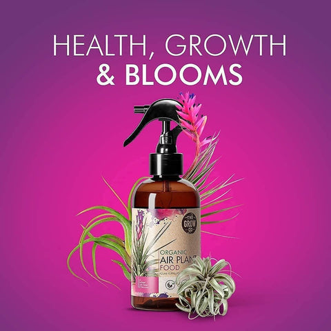 The Grow Co fine-mist closeup demonstrating a gentle weekly spray.