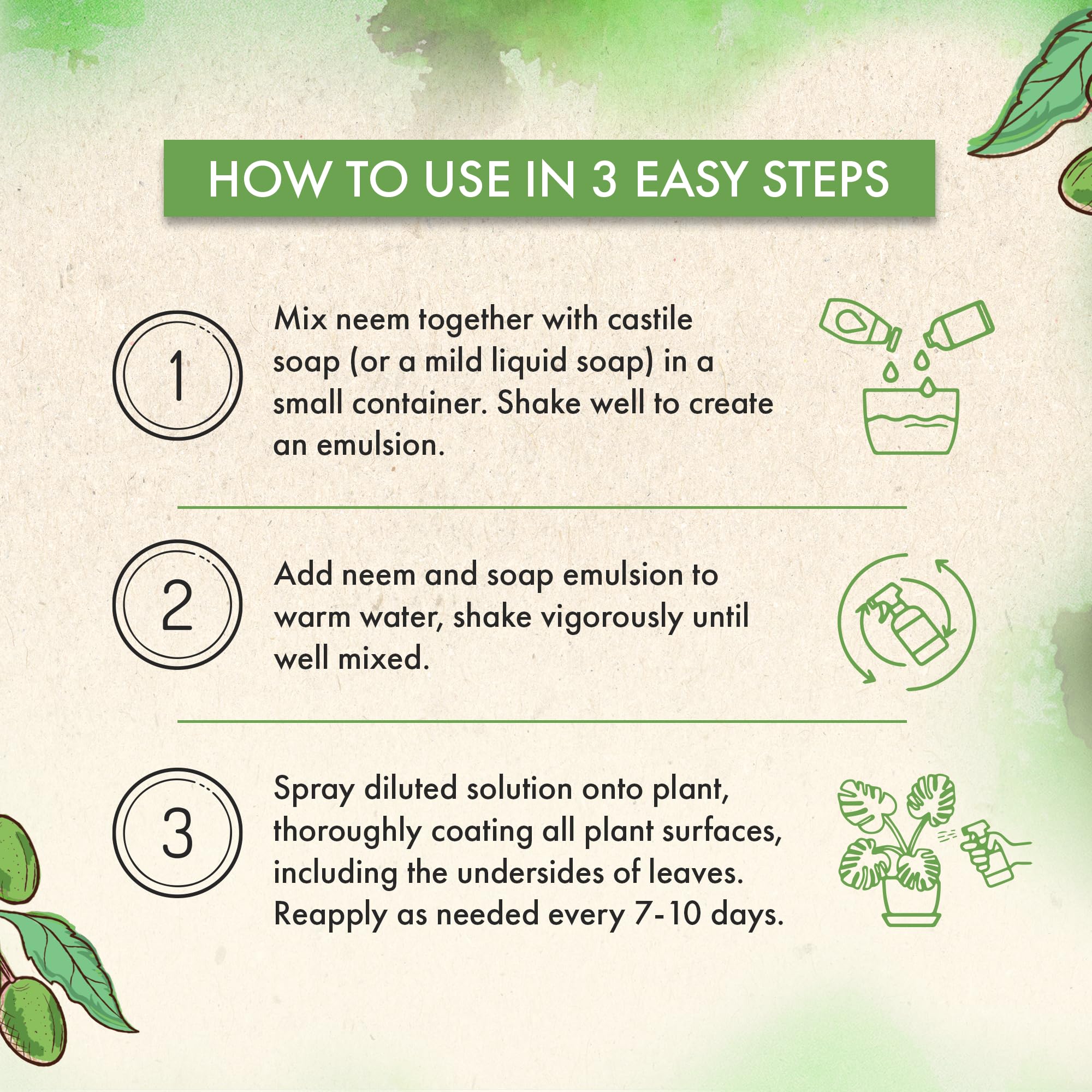 The Grow Co neem oil indoor outdoor use supports versatile plant care