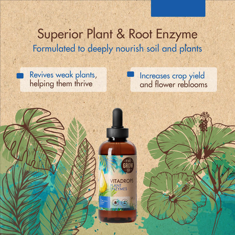 The Grow Co root stimulator application supports healthier roots and better flowering.