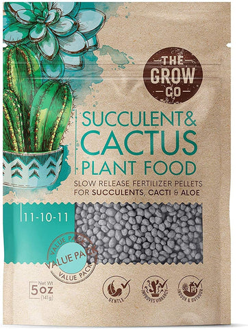 the grow co succulents cactus plant food bottle pour enables gentle, even feeding