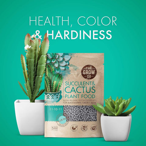 the grow co succulents cactus plant food supports aloe vera and other succulents with steady nutrition