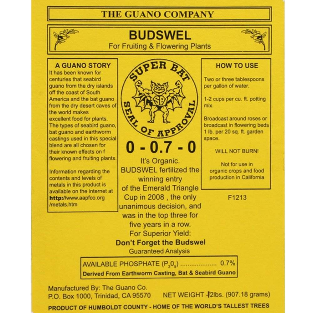 Hydrofarm GUBS128C nutrient packet ready for strong garden blooms.