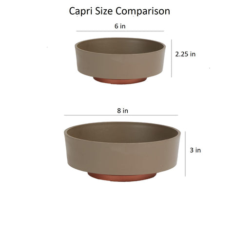 The HC Companies Capri Bowl is lightweight and durable plastic for easy rearrangement.