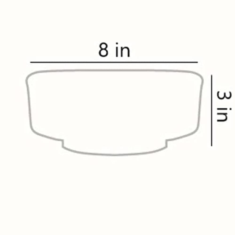 Capri Bowl 8x8 with copper band complements minimalist decor
