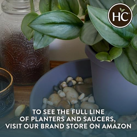 The HC Companies flower pot saucer made in Ohio reflects quality.