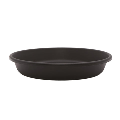 The HC Companies Flower Pot Saucers front view, durable tray for indoor and outdoor plants