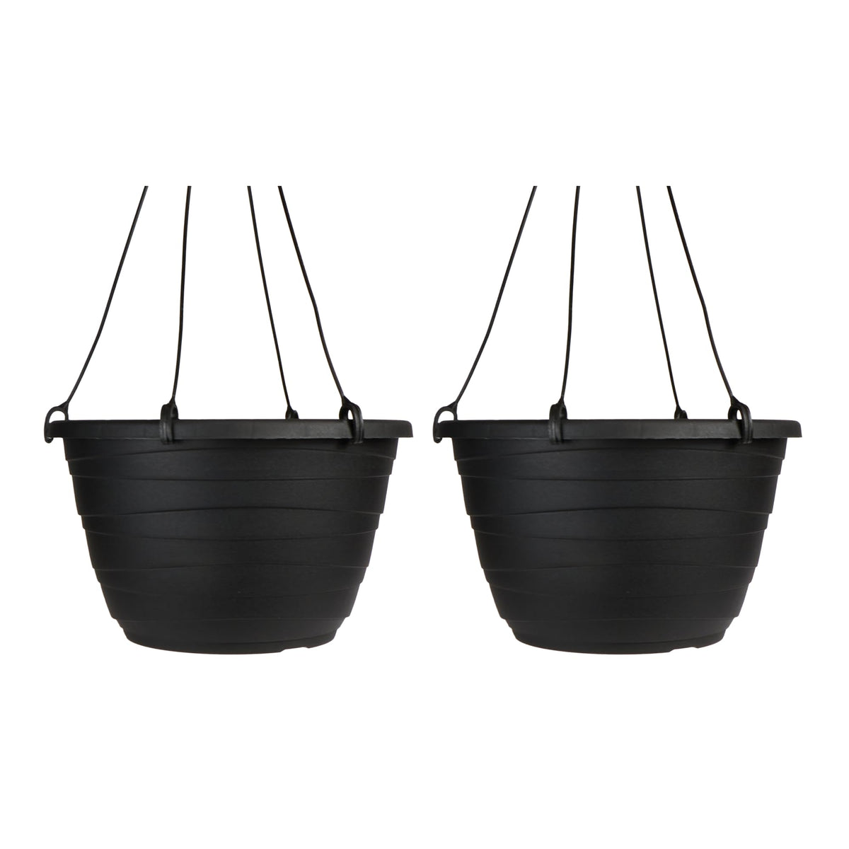 The HC Companies Wrapt hanging planter with textured wrap for stylish indoor decor