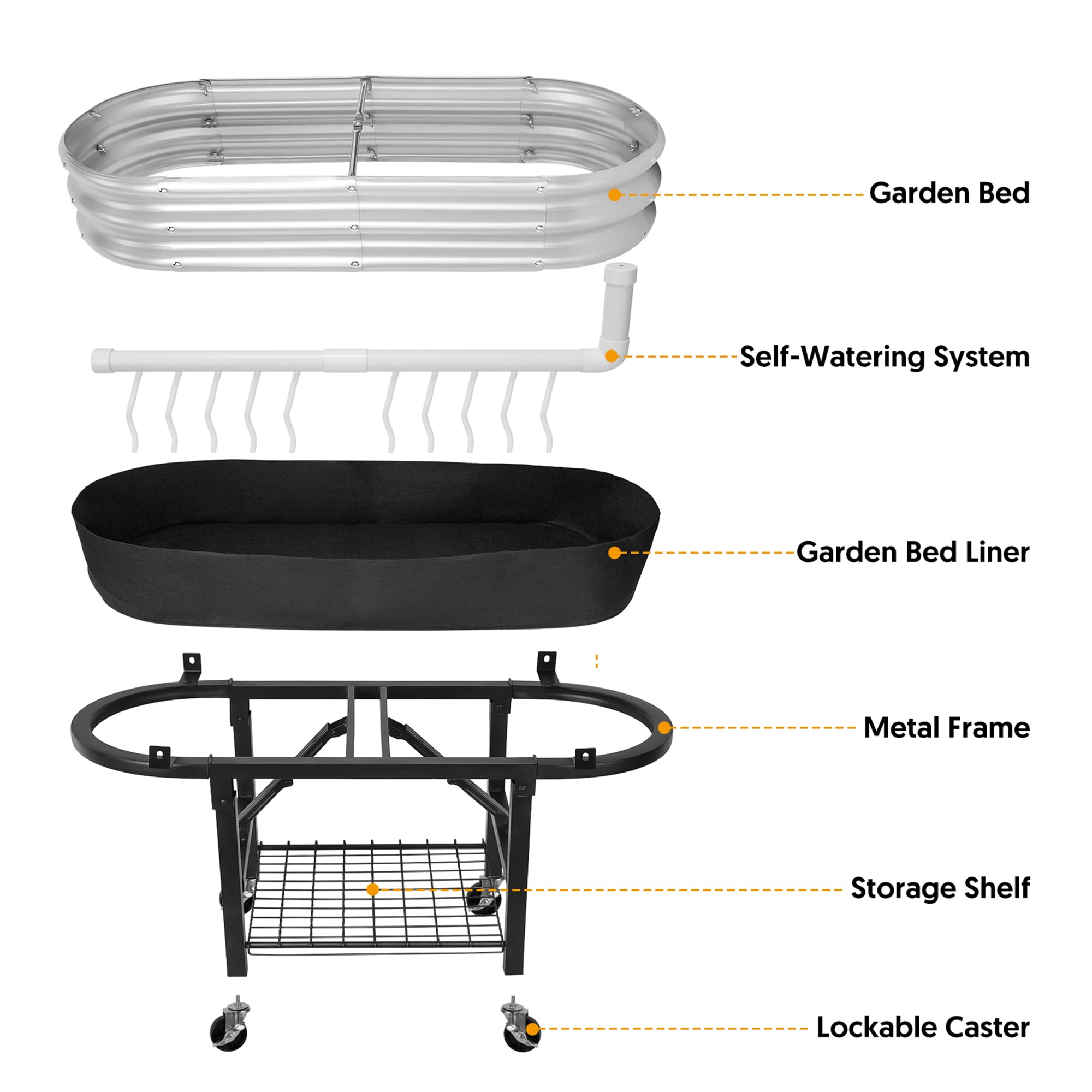The Home Cult indoor-outdoor gardening bed for versatile spaces.