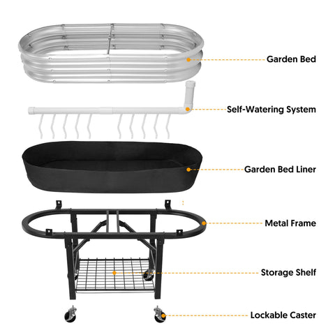 The Home Cult indoor-outdoor gardening bed for versatile spaces.