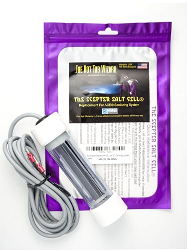 ACE sanitation system connection with seal for a secure, easy setup by The Hot Tub Wizard.