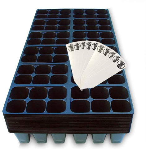 The Hydroponic City seed starter tray close-up of 1440 cells promoting robust root development.
