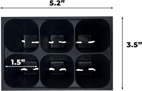 The Hydroponic City 216-cell stack demonstrates space-saving organization for scalable seed starting.