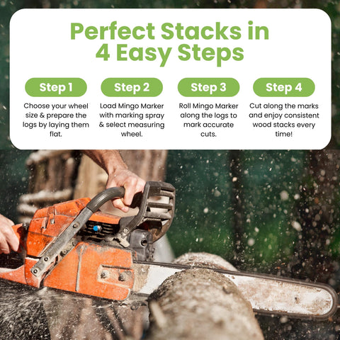 The Mingo Marker 16-inch wheel extending measurement coverage for mid-size logs
