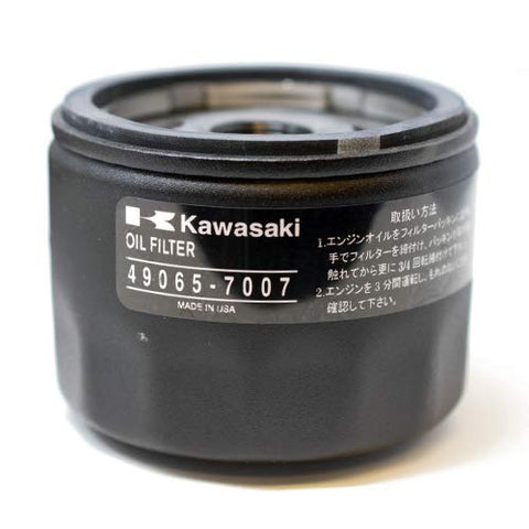 The Mower Shop Toro 50 TimeCutter oil filter keeps Kawasaki engine oil clean