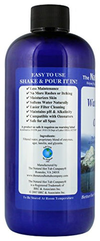 The Natural Hot Tub Company enzyme formula ingredients deliver deep water conditioning.