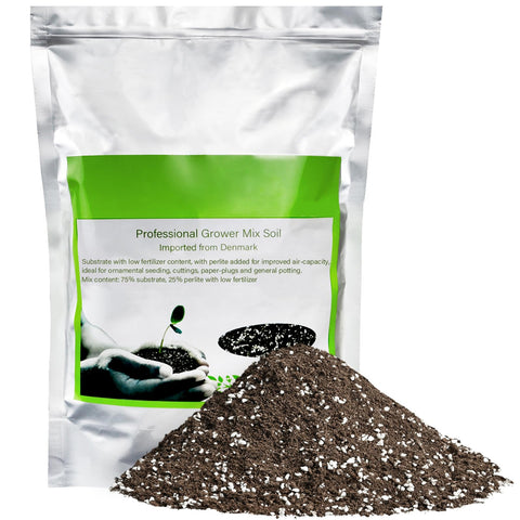 The Next Gardener succulent potting soil mix bag closeup promotes fast drainage and healthy roots.