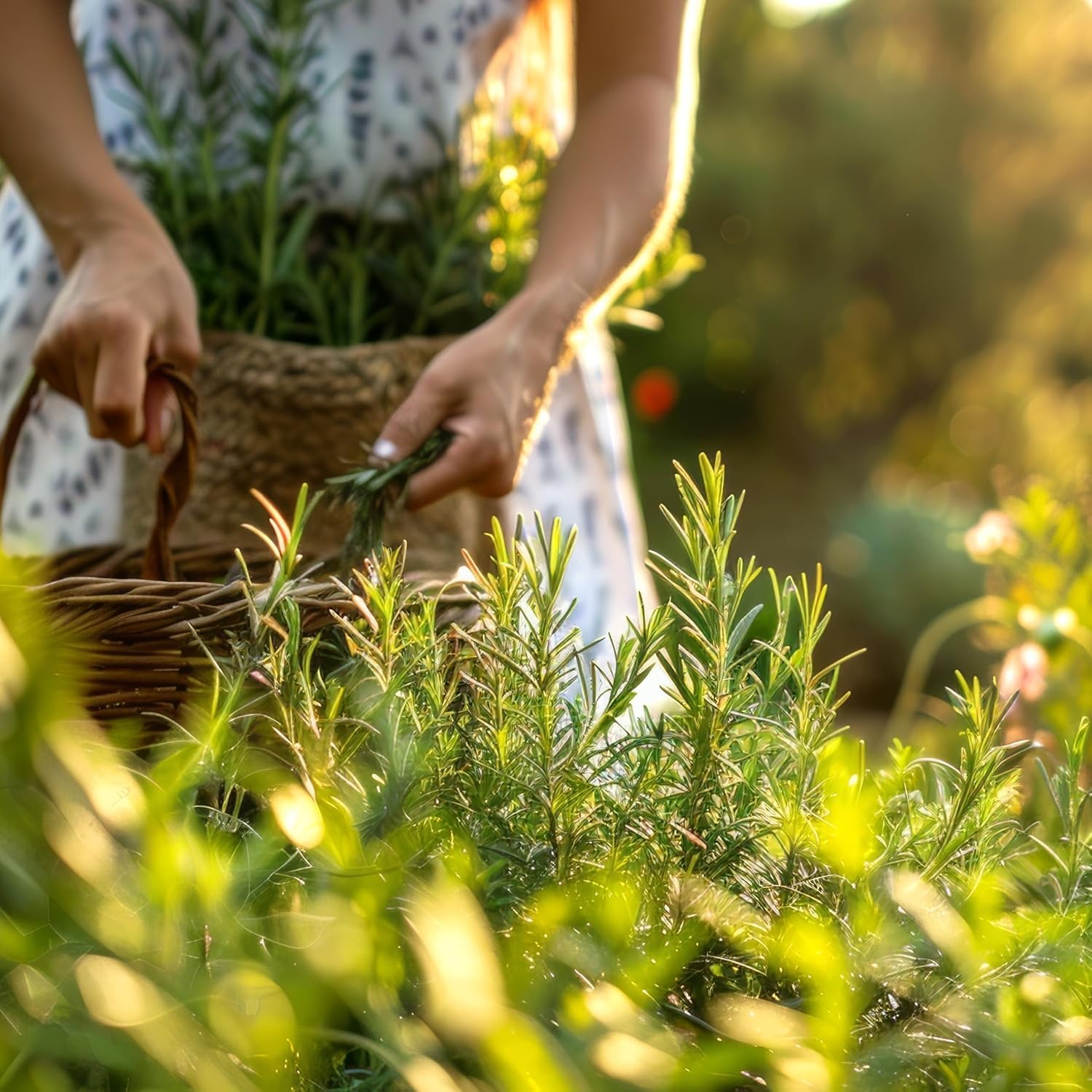 The Old Farmer's Almanac rosemary dried herb bundle for kitchen aromatics.