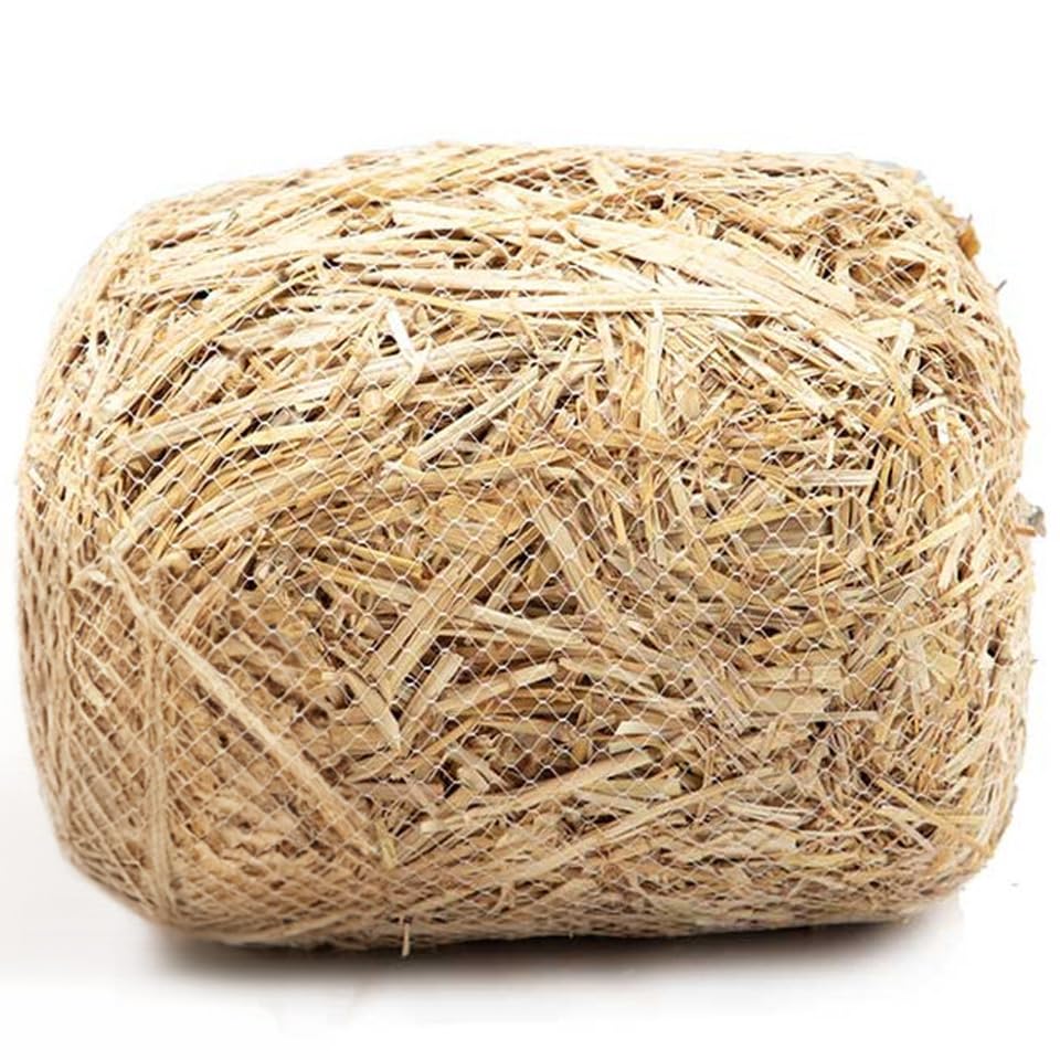 The Pond Guy barley straw bale in the pond supports natural clarity.