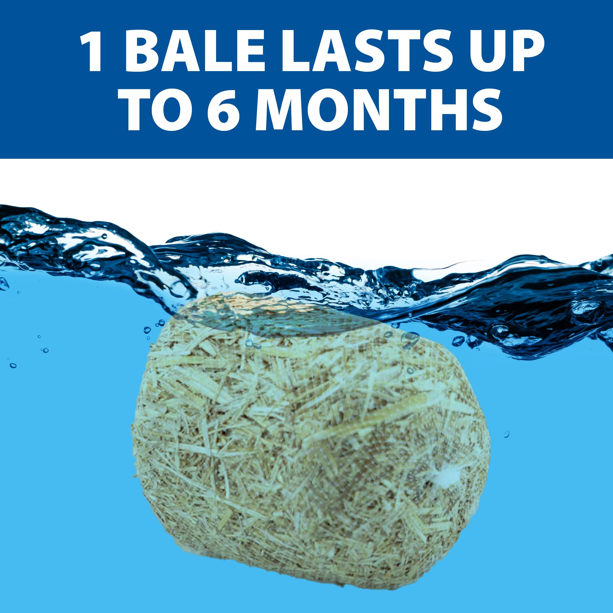 The Pond Guy barley straw bale used year-round supports ongoing pond care.